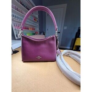 Coach Laurel Small Shoulder Bag With Flower Charm